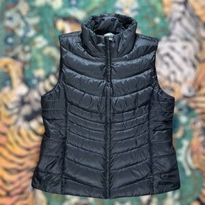The North Face Aconcagua II 550 Goose Down Puffer Vest Full Zip Black Outdoor XL